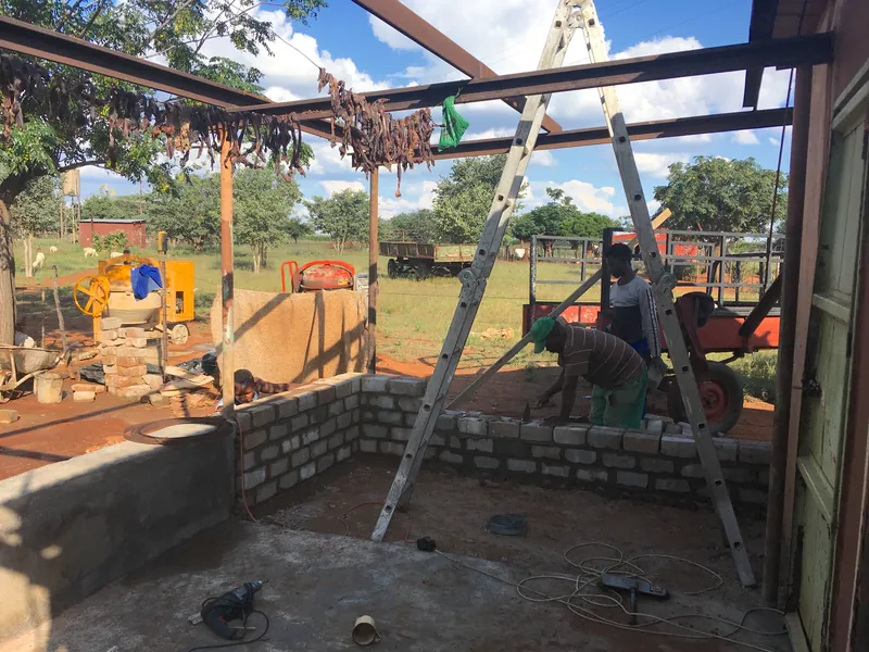 Ombe Foundation construction